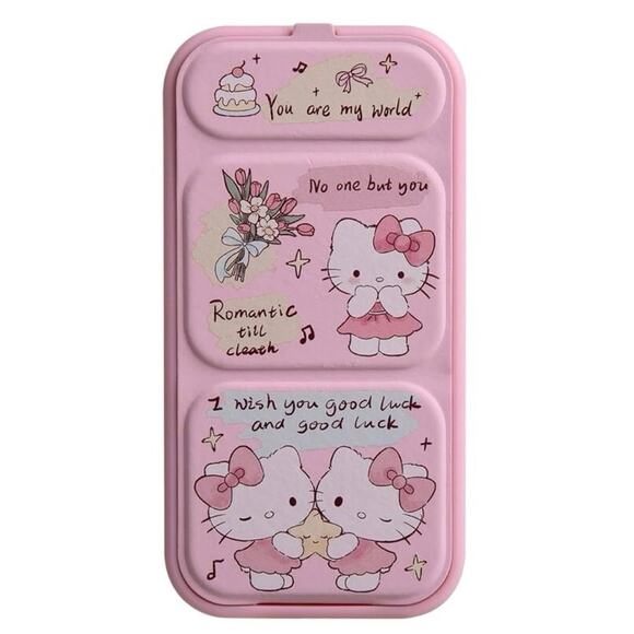Cartoon Kitty for IPhone 15 Pro Max with stand and hidden compartment for cards - Picture 2 of 4
